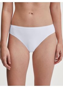 Slip Calida "Sleek Skin", Herren, Gr. XS (36/38), wei&szlig;, Obermaterial: 73% Polyamid, 27% Elasthan, eng, Unterhosen Slip, basic, bequem, eng, weich