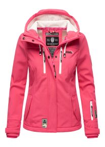 Marikoo Damen Softshelljacke &ndash; Kleine Zicke, warm mit Kapuze & Fleecefutter