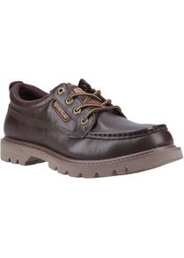 Caterpillar CAT Lifestyle Colorado Mokassin Low Leder Herren Dunkelbraune Schn&uuml;rschuhe