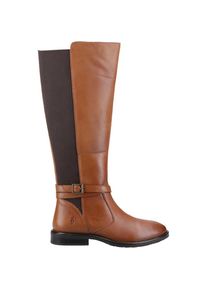 Hush Puppies - "Victoria" Lange Stiefel f&uuml;r Damen, Leder (Hellbraun)