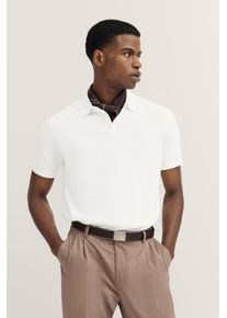 Bugatti Herren Strick-Polo kurzarm in feiner Strickstruktur