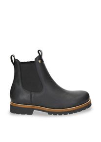 Panama Jack Herren Beny Igloo C1 Chelsea-Stiefel aus schwarzem, wasserdichtem Leder