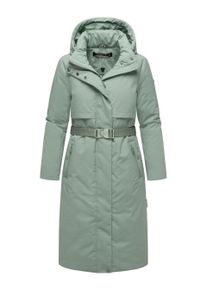 Navahoo Damen Winterparka WALDBUMMLER &ndash; wetterfest & stilvoll mit Tailleng&uuml;rtel
