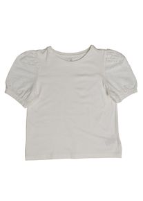 GAP M&auml;dchen-T-Shirt mit bestickten Puff&auml;rmeln 601395