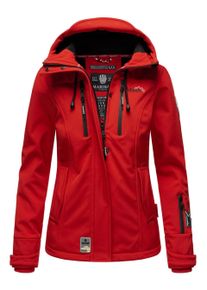 Marikoo Damen Softshelljacke &ndash; Kleine Zicke, warm mit Kapuze & Fleecefutter