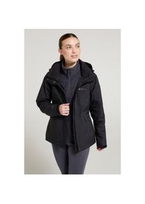 Mountain Warehouse - "Thunderstorm II" Jacke, wasserfest 3 in 1 f&uuml;r Damen (Schwarz)