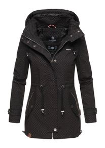 Marikoo leichte Damen &Uuml;bergangsjacke mit abnehmbarer Kapuze