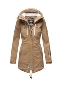 Marikoo lange Damen Steppjacke Abendsternchen mit abnehmbarer Kapuze