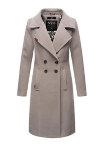 Navahoo Damen Trenchcoat Wooly &ndash; Premium Wintermantel mit Eleganter Passform