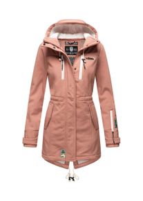 Marikoo lange Damen Steppjacke Abendsternchen mit abnehmbarer Kapuze