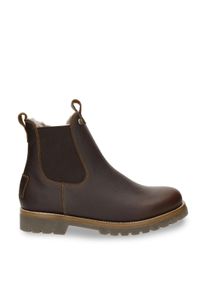 Panama Jack Herren Beny Igloo C2 Chelsea-Stiefel aus wasserdichtem Leder in Kastanienbraun