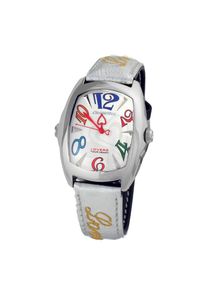 Chronotech Schwarze Lederuhr