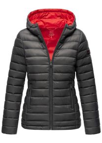 Marikoo Damen Steppjacke Lucy mit Kapuze & leichtem Futter