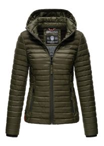 Marikoo Damen Steppjacke Samtpfote mit abnehmbarer Kapuze & Rippb&uuml;ndchen
