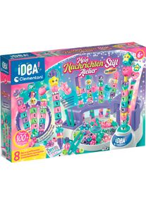 Kreativset Clementoni "Idea, Mein Nachrichten-Stift Atelier", bunt, Kreativsets, Kinder, Kunststoff, Kreativset