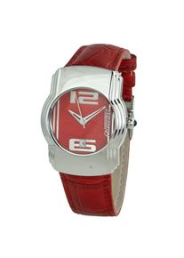 Chronotech Rote Lederuhr
