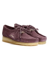 Clarks Originals Wallabee Suede Damen Lila Schuhe