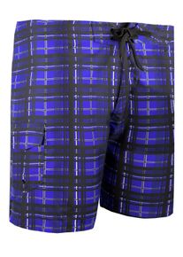 GUGGEN Mountain Herren Badehose Kariert