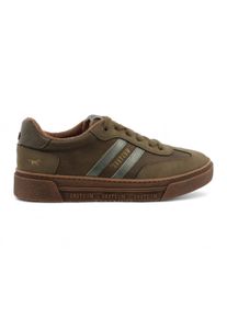 Mustang Damen Olivgr&uuml;n Street Plateau Sneakers Schuhe