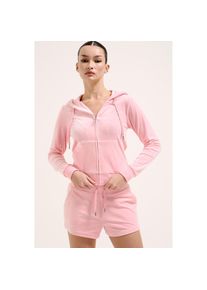 Juicy Couture Robertson Klassische Jacke Polyester Damen Pink Kapuzenpullover