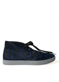 Dolce & Gabbana Leopard-Print High-Top Sneakers