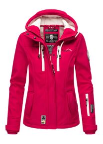 Marikoo Damen Softshelljacke &ndash; Kleine Zicke, warm mit Kapuze & Fleecefutter