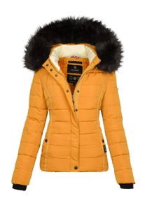 Navahoo Damen Winterjacke Miamor &ndash; Warm Gef&uuml;ttert Mit Abnehmbarer Kapuze & Kunstfellkragen