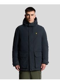 Lyle & Scott Lyle & Scott Schwerer Parka mit Kapuze &ndash; Marineblau