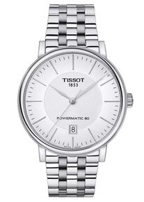 Tissot Carson Premium Powermatic 80 Silber Herren Armbanduhr T1224071103100