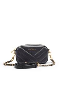 OPERA &ndash; Mini gesteppte Pochette &ndash; SCHWARZ
