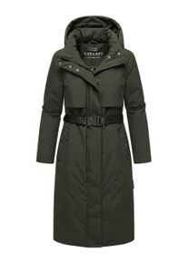 Navahoo Damen Winterparka WALDBUMMLER &ndash; wetterfest & stilvoll mit Tailleng&uuml;rtel