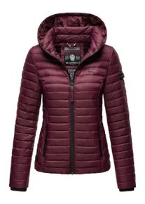 Marikoo Damen Steppjacke Samtpfote mit abnehmbarer Kapuze & Rippb&uuml;ndchen
