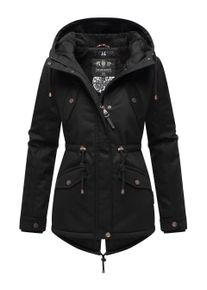 Marikoo Damen Winterjacke Manolya mit Teddyfellfutter & Baumwoll-Obermaterial