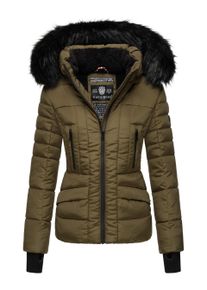Navahoo Damen Winterjacke Adele &ndash; Warm, Mit Teddyfellfutter & Abnehmbarem Kunstfellkragen