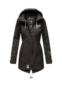 Marikoo lange Damen Steppjacke Abendsternchen mit abnehmbarer Kapuze