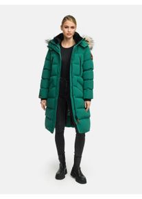 Marikoo Damen Winterjacke &ndash; Schneesternchen, lang mit Kapuze & Fellkragen