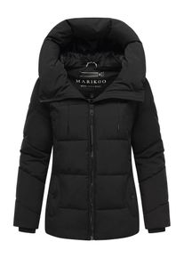 Marikoo Damen Winter Steppjacke Kuscheltatze XVI mit Kapuze