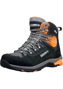 GUGGEN Mountain Herren Wanderschuhe Leder Schwarz