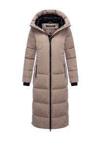 Marikoo Damen Winter Steppmantel Honiaa XVI mit Kapuze & Rei&szlig;verschlusstaschen
