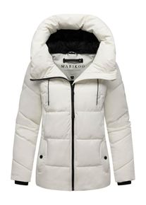 Marikoo Damen Winter Steppjacke Kuscheltatze XVI mit Kapuze