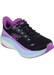 Skechers Performance Max Cushioning Propulsion Damen Sneaker Schwarz/Lila