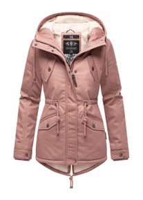 Marikoo Damen Winterjacke Manolya mit Teddyfellfutter & Baumwoll-Obermaterial