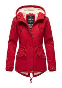 Marikoo Damen Winterjacke Manolya mit Teddyfellfutter & Baumwoll-Obermaterial
