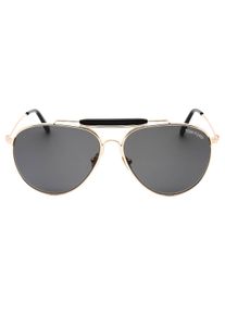 Tom Ford Raphael-02 Sonnenbrille in gl&auml;nzendem Ros&eacute;gold