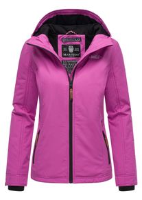 Marikoo Damen &Uuml;bergangsjacke leichte wind- und wasserabweisende Jacke mit Kapuze Lilac Lily