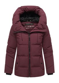 Marikoo Damen Winter Steppjacke Kuscheltatze XVI mit Kapuze