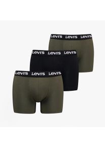Levi's Levi's Wiederholungslogo Herren 3er Pack Shorts Khaki Kombi