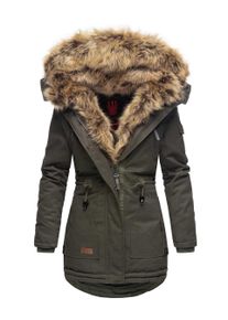Navahoo Damen Winter Parka Daria &ndash; Klassiker, Warm & Mit Abnehmbarem Kunstfell