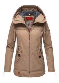 Navahoo Damen &Uuml;bergangsjacke Wekoo &ndash; Leichte Baumwolljacke mit Kapuze