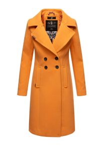 Navahoo Damen Trenchcoat Wooly &ndash; Premium Wintermantel mit Eleganter Passform